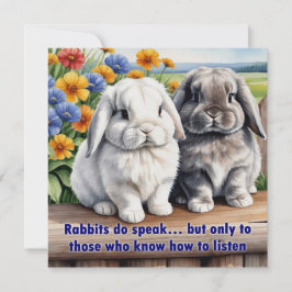 Os Coelhos Falam Lop Olhando Coelhinho