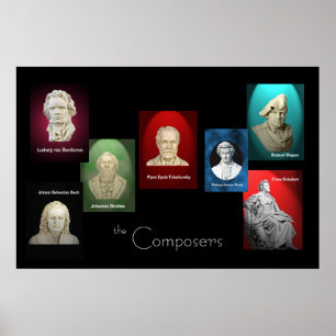 Os compositores 36 x 24 posters