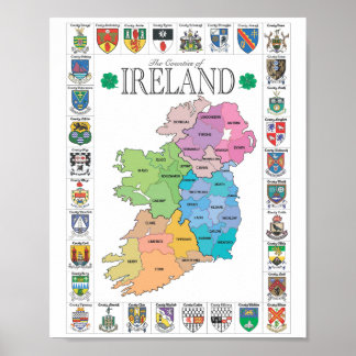 Os condados da Irlanda - Poster