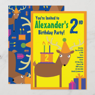 Os convites de festas de aniversários do miúdo