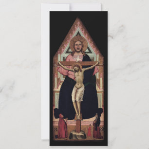 Os convites personalizados de arte religiosa "Trin