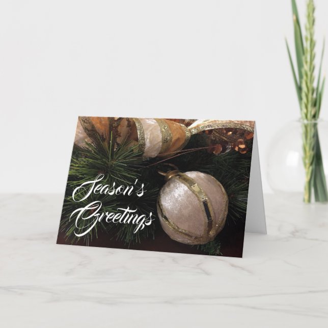 Os cumprimentos da estação, cartão (Frente)