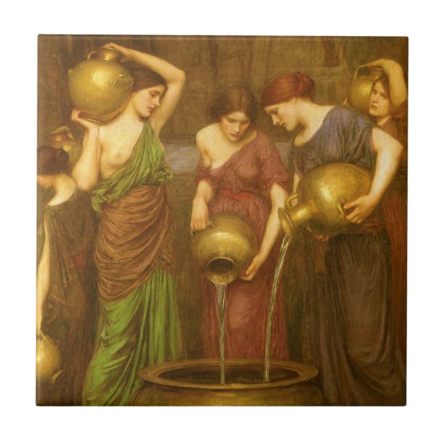 Os Danaides de John William Waterhouse (Frente)