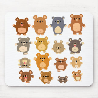 Os desenhos animados bonitos carregam o mousepad