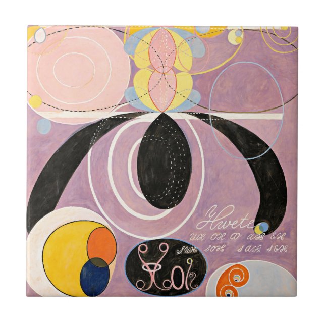 Os Dez Maiores, Grupo IV, nº 6, por Hilma af Klint (Frente)