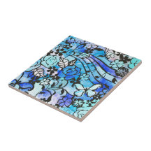 Os dias felizes estão aqui de novo Azulejo cerâmic