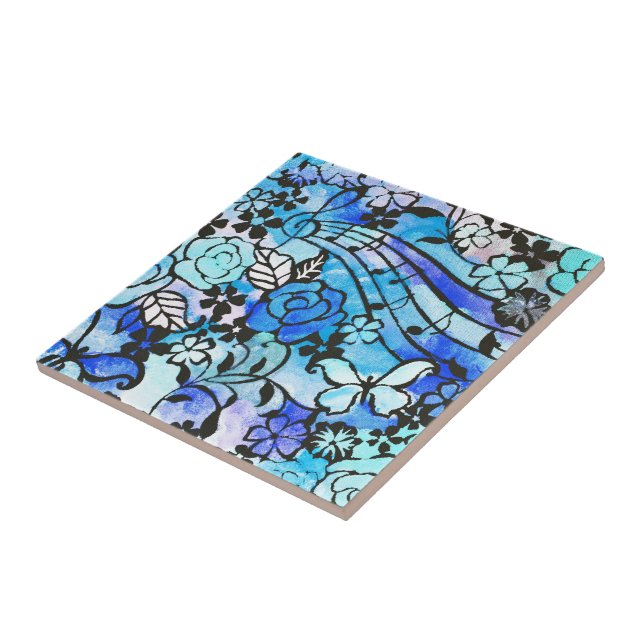 Os dias felizes estão aqui de novo Azulejo cerâmic (Lateral)