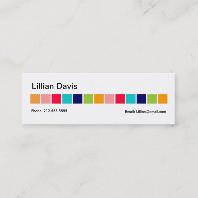 Os doces esquadram o cartão de visita (Frente)