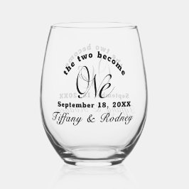 Os Dois Se Tornam Um Conjunto De Drinkware De Scri