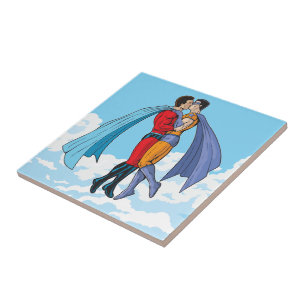 Os dois super-heróis do SlipperyJoe beijando o car
