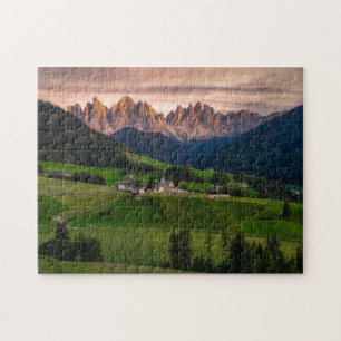 Os Dolomitas Italianos - Quebra-cabeça de Jigsaw