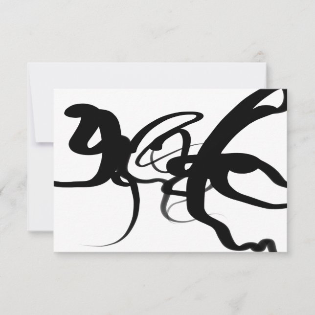 Os drivers: Abstrato preto e branco (Frente)