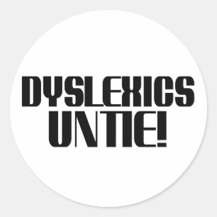 Os Dyslexics desatam a folha da etiqueta