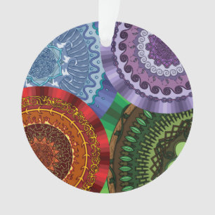 Os Elementos Mandalas - Ornamento acrílico