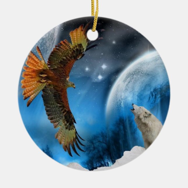 Os espírito são com você ornamento (Frente)