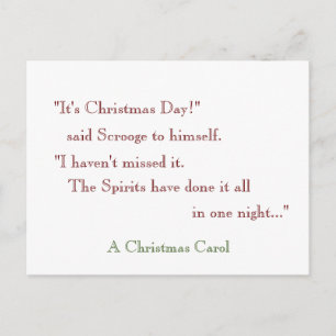 Os Espíritos fizeram tudo em uma noite! Cartão Pos