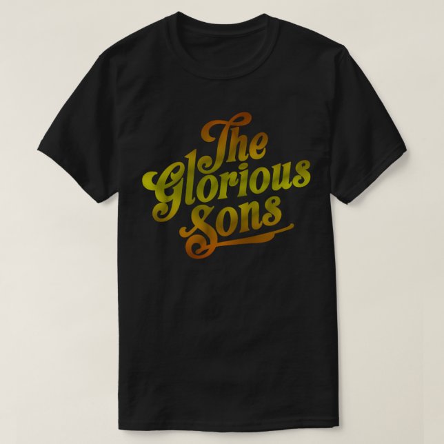 Os Filhos Gloriosos - Camiseta Clássica do rock ca (Frente do Design)