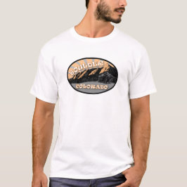 Os Flatirons, Parque Chautauqua, Camiseta CO Bould