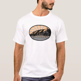 Os Flatirons, Parque Chautauqua, Camiseta CO Bould