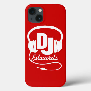 Os fones de ouvido DJ nomearam a caixa vermelha e