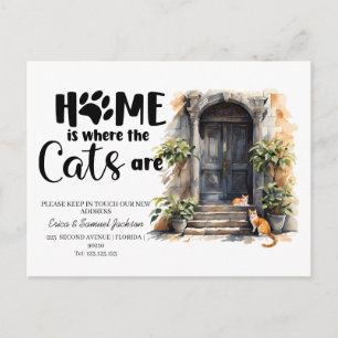 os gatos mudaram! novo anúncio de endereço 