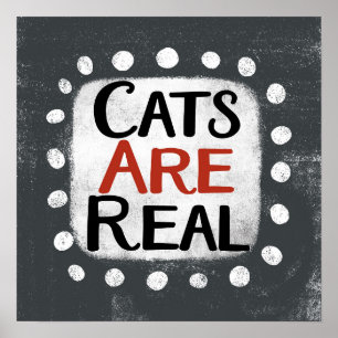 Os Gatos São Arte De Muro Poster