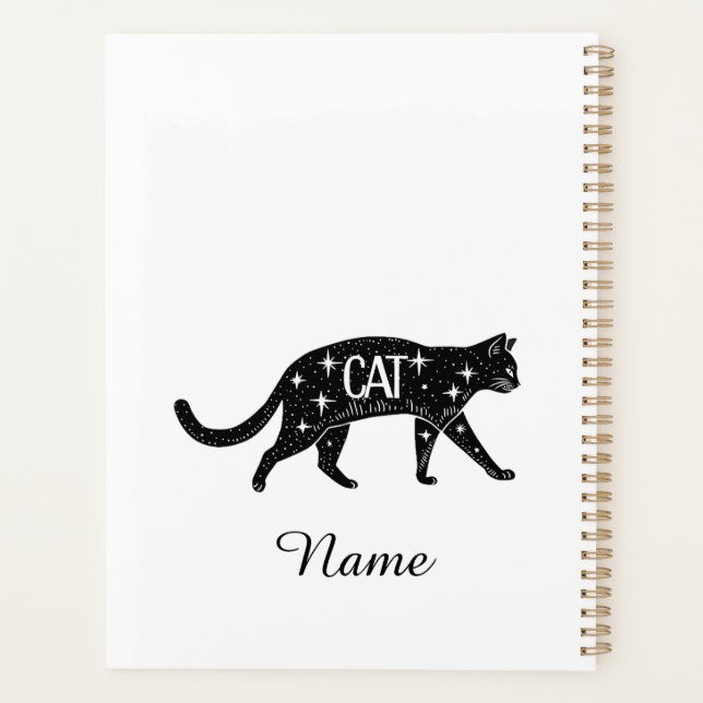 Os gatos são os melhores. Agenda (Verso)