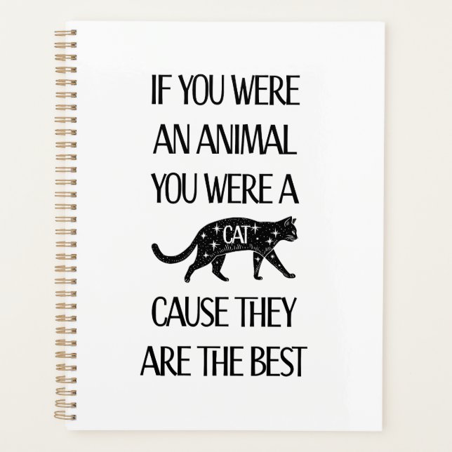 Os gatos são os melhores. Agenda (Frente)