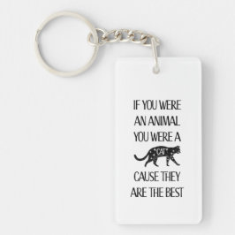 Os gatos são os melhores. Chaveiro