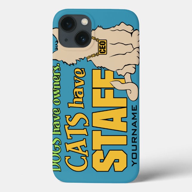 OS GATOS TÊM capas personalizadas FUNCIONARIOS (Verso)