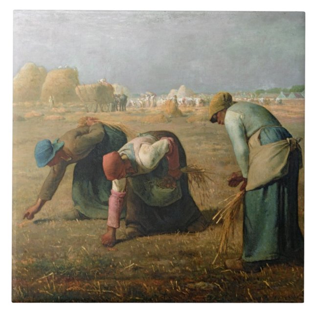 Os Gleaners, 1857 (Frente)