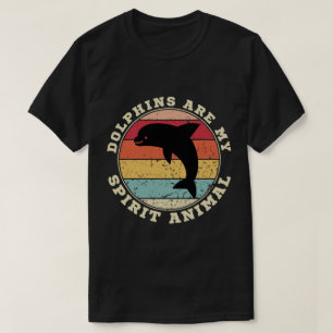 Os Golfinhos São O Meu Espírito De Camisa Animal