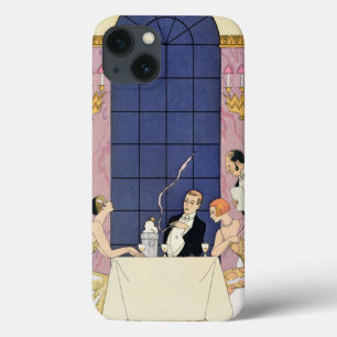 Os Gourmands, 1920-30 (impressão do pochoir)