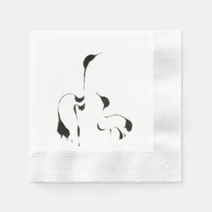Os guardanapo de papel inventados branco do