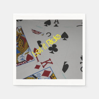 Os guardanapos da festa "Deixe-o andar"