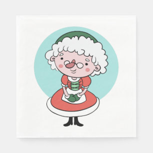 Os guardanapos de papel da Sra. Claus
