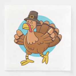 Os guardanapos de papel para a Turquia no Dia de A