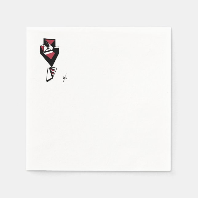 Os guardanapos do coquetel "Arco Tie Affair" (Frente)