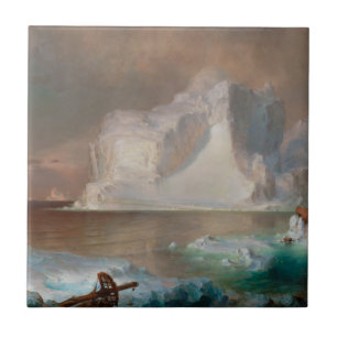 Os iceberg pela igreja 1861 de Frederic Edwin