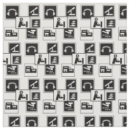 Os ícones do radioamador telharam o tecido