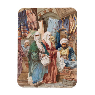 Os ímãs de arte "Silk Bazaar"
