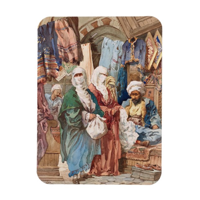 Os ímãs de arte "Silk Bazaar" (Vertical)