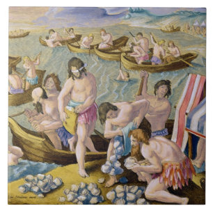 Os indianos que mergulham para pérolas, chapeiam