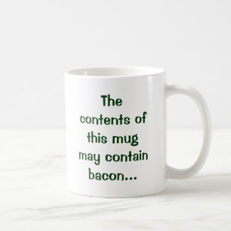 Os índices desta caneca podem conter o bacon…