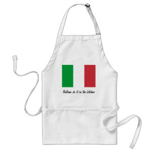 Os italianos fazem-no no avental da cozinha