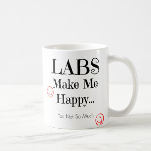 Os laboratórios fazem-me a caneca feliz - caneca