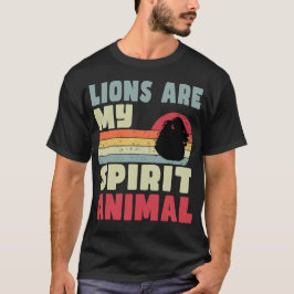 Os Leões São O Meu Espírito De Camisa Animal