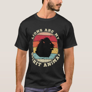 Os Leões São O Meu Espírito De Camisa Animal