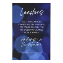 Os Líderes São — Por Definição — Mudar Os Criadore