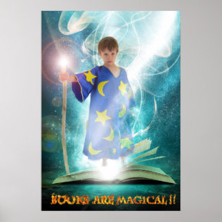 Os livros são Magic poster